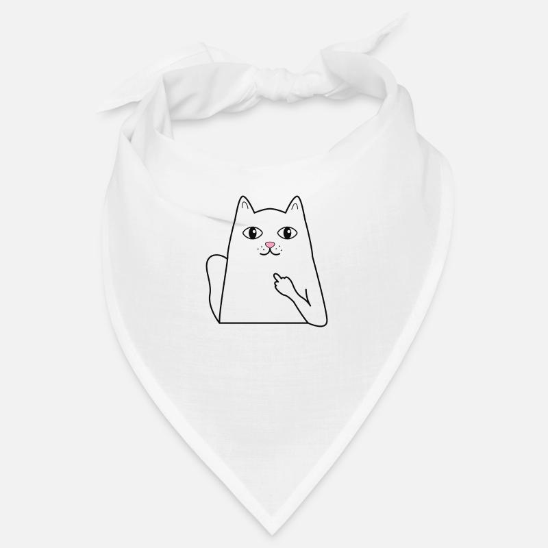Cat that makes a middle finger 😻 TSHIRT Bandana