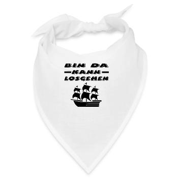 Schiff - Bandana - Weiß - Vorne
