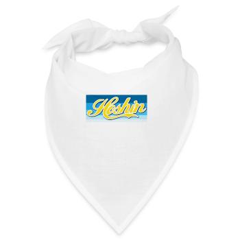Hoshin Compass Stylish Gift - Retro Design - Bandana - Weiß - Vorne