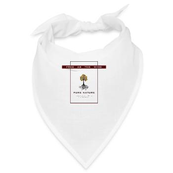 Frei wie Wind NATUR PUR - Bandana - Weiß - Vorne