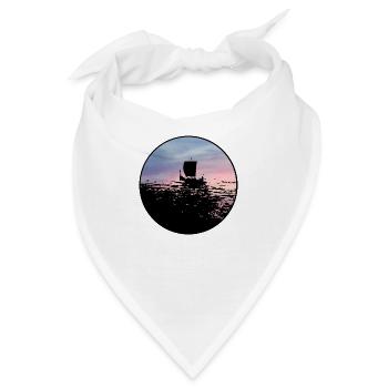 Drachenboot - Bandana - Weiß - Vorne
