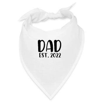 Dad est 2022 - Bandana - Weiß - Vorne