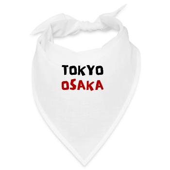 Tokio Osaka Design Japan - Bandana - Weiß - Vorne