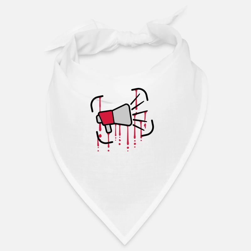 Laisse tomber megaphone Loud Speech Bandana