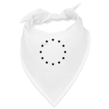 Europa Logo - Bandana - Weiß - Vorne