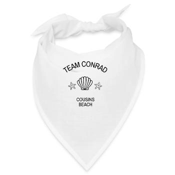 Team Conrad Cousins Beach Der Sommer Schwarz - Bandana - Weiß - Vorne