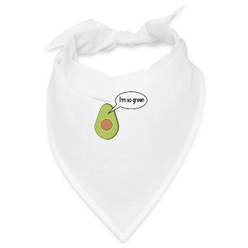 I m so green - Bandana - Weiß - Vorne