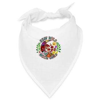 Stay Wild Moon Child hippie design - Bandana - Weiß - Vorne
