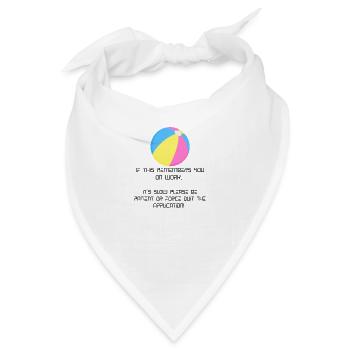 Colour Wheel - Bandana - Weiß - Vorne
