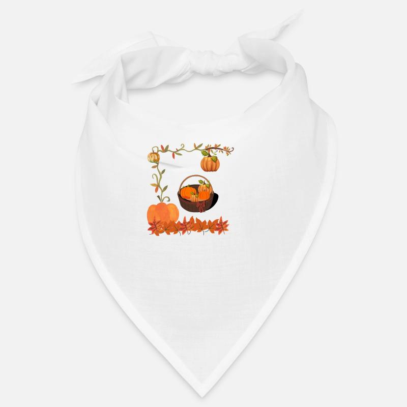 Pumpkin in a basket Bandana