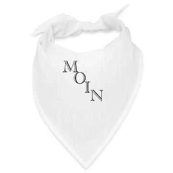 Moin moinsen moin moin - Bandana - Weiß - Vorne