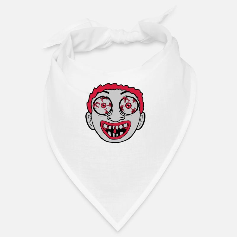 Crazy creepy horror face Bandana