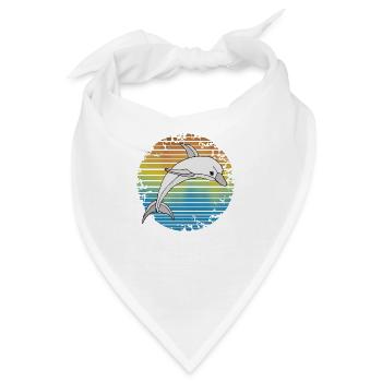 Delfin - Bandana - Weiß - Vorne