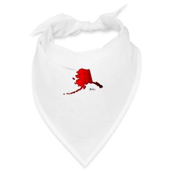 Alaska im Halbton - Bandana - Weiß - Vorne