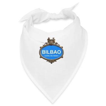 Bilbao Hauptstadt der Welt - Bandana - Weiß - Vorne