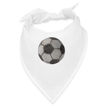 Dirty Football 3D Soccer Ball - Bandana - Weiß - Vorne