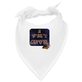 Canobe- Wortspiel - Bandana - Weiß - Vorne