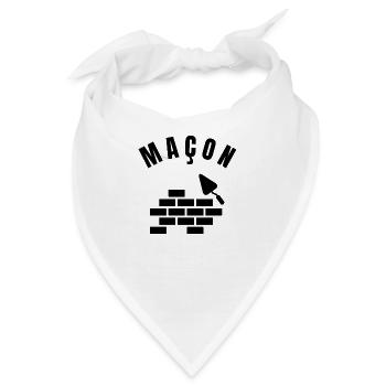 Mason Collection - Beruf - Bandana - Weiß - Vorne