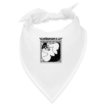 Schrödingers Katze - Bandana - Weiß - Vorne
