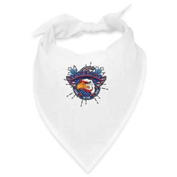 Amerika - Bandana - Weiß - Vorne