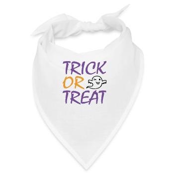 Trick or Treat Halloween - Bandana - Weiß - Vorne