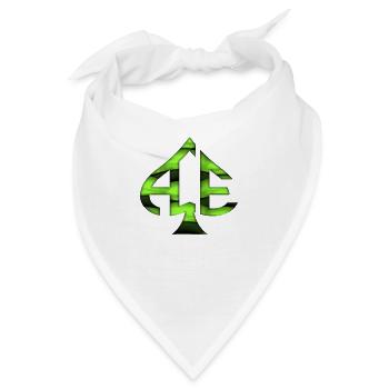 Ace of Spades Casino Poker Kartenspiele Geld Glück - Bandana - Weiß - Vorne
