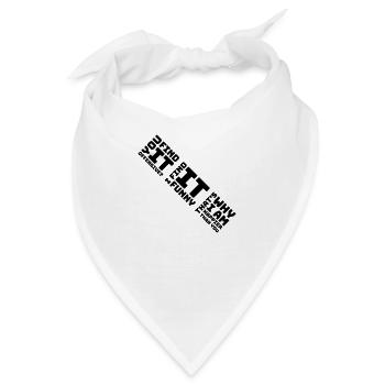 You find it offensive - Bandana - Weiß - Vorne
