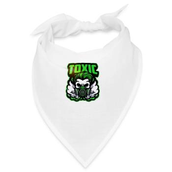 Giftig - Bandana - Weiß - Vorne