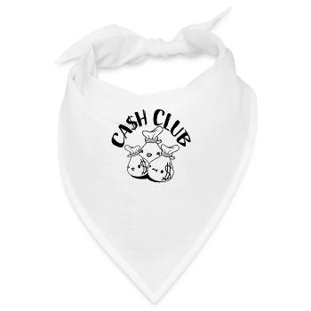 Freunde Cash Club Geldsäcke - Bandana - Weiß - Vorne