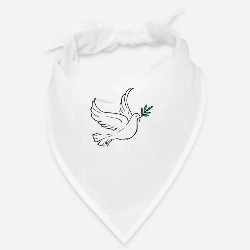 Weiße Taube, Friedenstaube, Frieden, Liebe Bandana