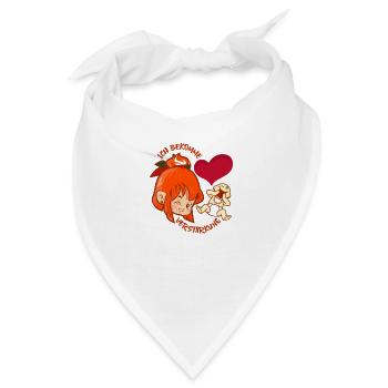 Schwester bekommt Verstärkung (rot) - Bandana - Weiß - Vorne