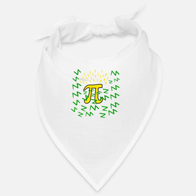 Pi Green and Yellow Flashes Maths Engineer Science Bandana