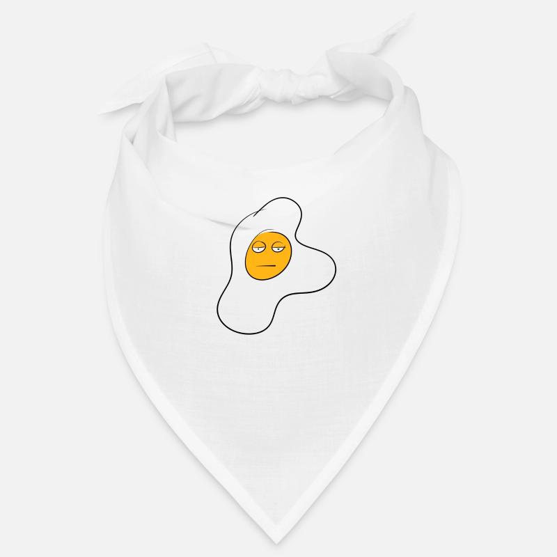 Spiegelei - Bandana - Weiß