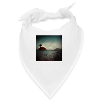 Insel Liebesmalerei - Bandana - Weiß - Vorne