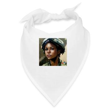 Schöne US Army Combat Medical Painting - Bandana - Weiß - Vorne