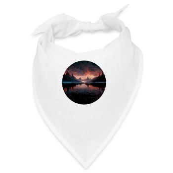 Wunderland in der Phantasie Land - Bandana - Weiß - Vorne