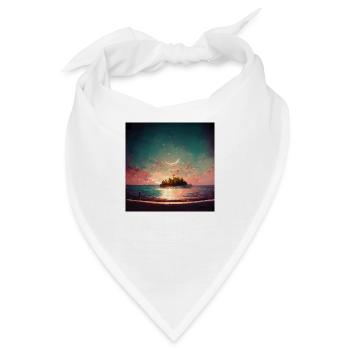 Geburtstagsfeier Im Paradies - Bandana - Weiß - Vorne