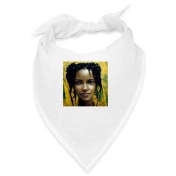 Rasta Astronaut - Bandana - Weiß - Vorne