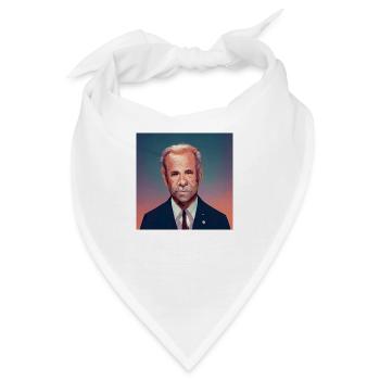 Präsident Usa - Bandana - Weiß - Vorne