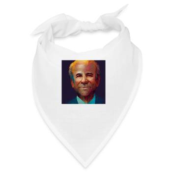 Präsident Usa - Bandana - Weiß - Vorne