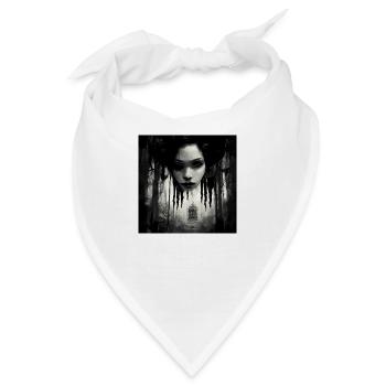 Der Sound Of Silence Horror - Bandana - Weiß - Vorne
