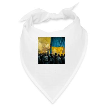 Sieg Der Ukraine - Bandana - Weiß - Vorne