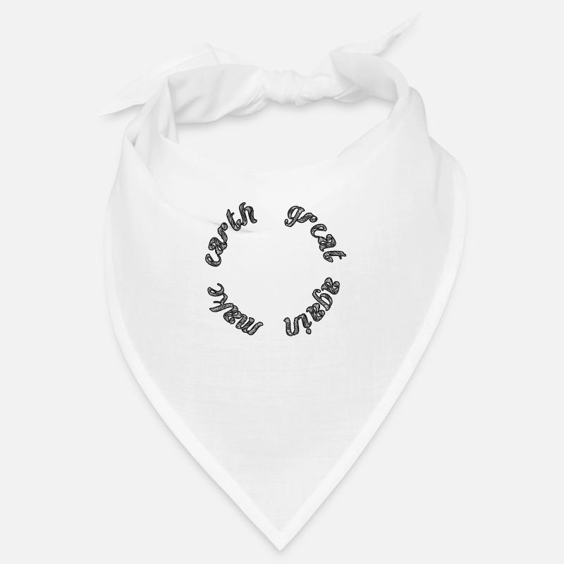 make earth great again - Bandana - Weiß