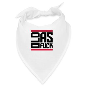 old AF Text Logo - Bandana - Weiß - Vorne