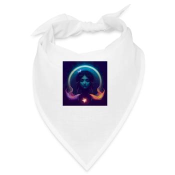 Magical Aquarius - Bandana - Weiß - Vorne