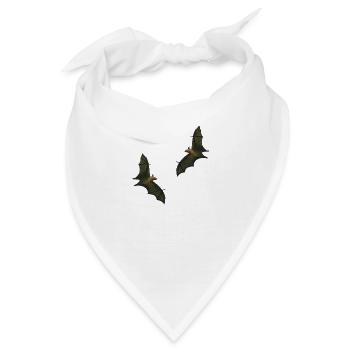 tanzende Flughunde - Bandana - Weiß - Vorne