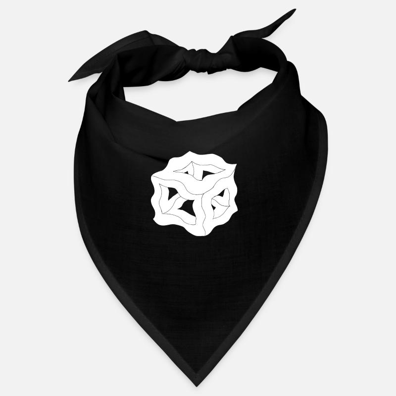 Traumwürfel oder Weißer Plato Bandana