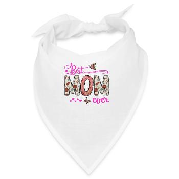 Stolze Mama Mutter Mami Lebensaufgabe Kinder Kind - Bandana - Weiß - Vorne