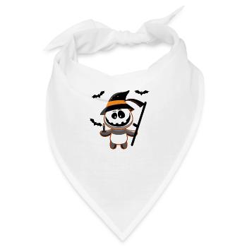Happy Helloween - Bandana - Weiß - Vorne
