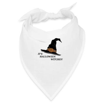 It's hallooween witches! - Bandana - Weiß - Vorne